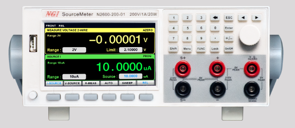 N2600 系列高精密数字源表(SMU）